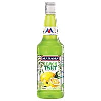 Manama Lemon Syrup 750ML Mixer for Mocktails, Cocktails, Drinks